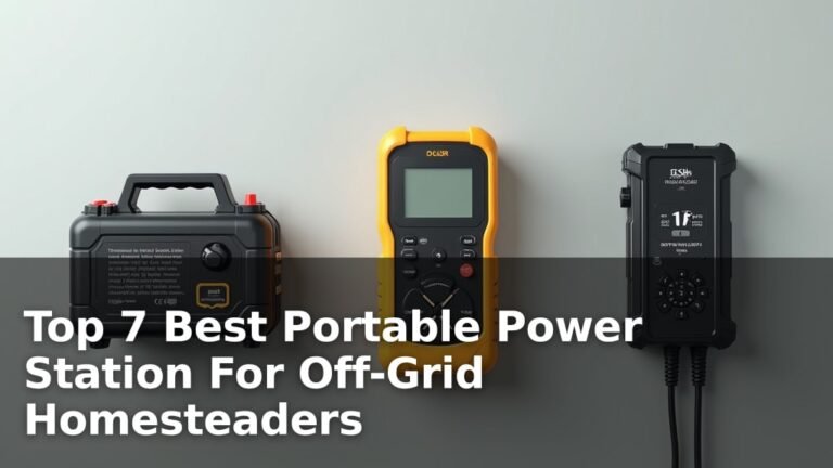 Top 7 Best Portable Power Station For Off-Grid Homesteaders