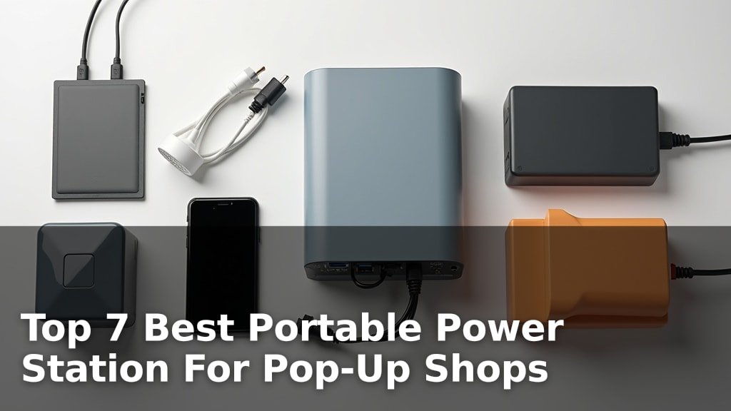 Top 7 Best Portable Power Station For Pop-Up Shops