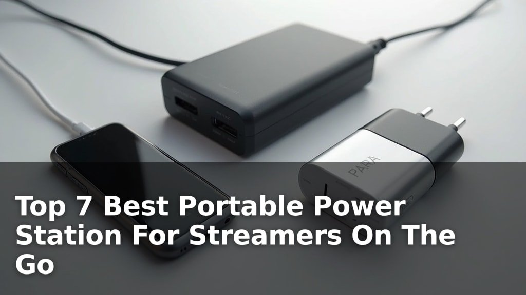 Top 7 Best Portable Power Station For Streamers On The Go