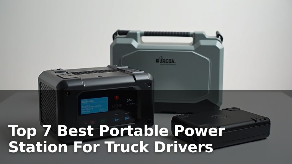 Top 7 Best Portable Power Station For Truck Drivers