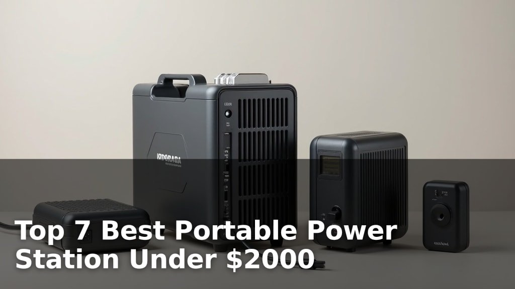 Top 7 Best Portable Power Station Under $2000
