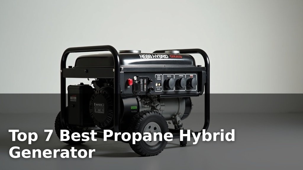 Top 7 Best Propane Hybrid Generator