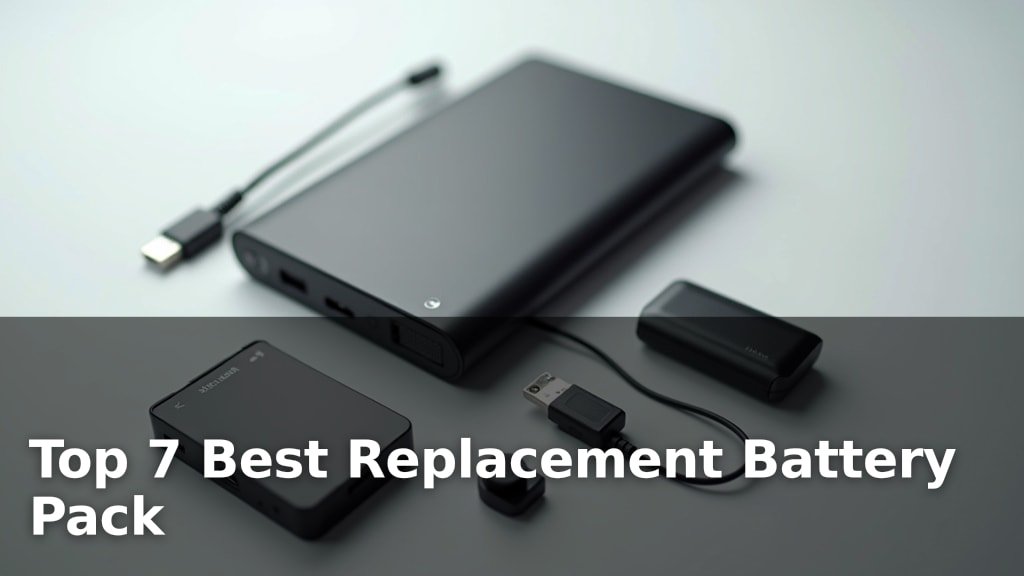 Top 7 Best Replacement Battery Pack