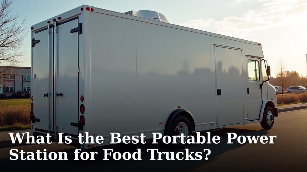What Is the Best Portable Power Station for Food Trucks?