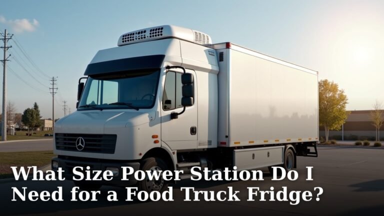 What Size Power Station Do I Need for a Food Truck Fridge?